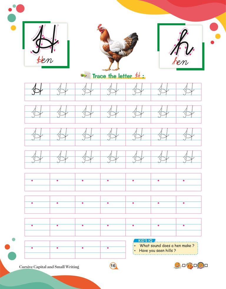 Cursive Captial And Small16