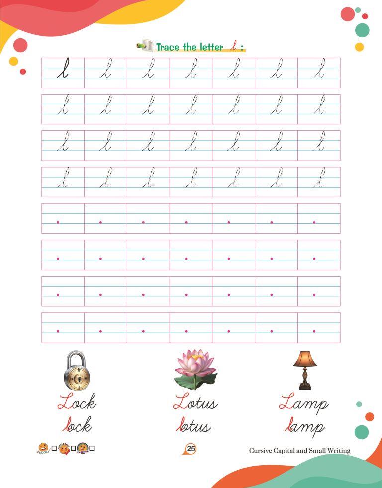 Cursive Captial And Small25