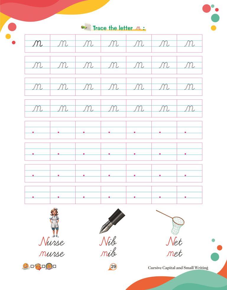 Cursive Captial And Small29