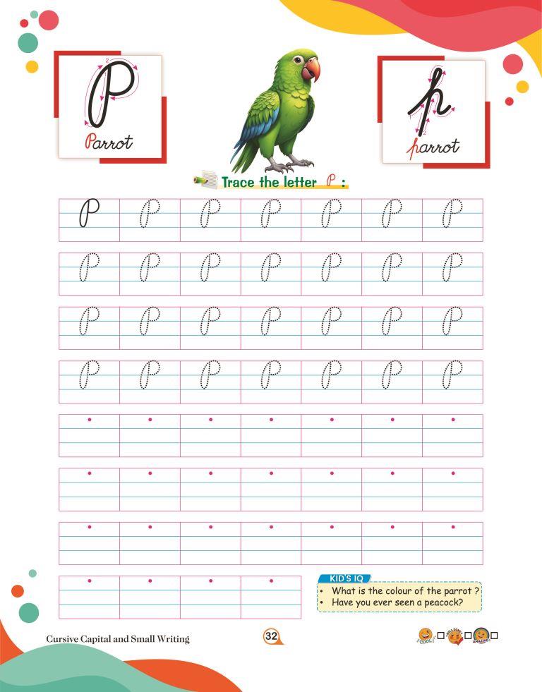 Cursive Captial And Small32
