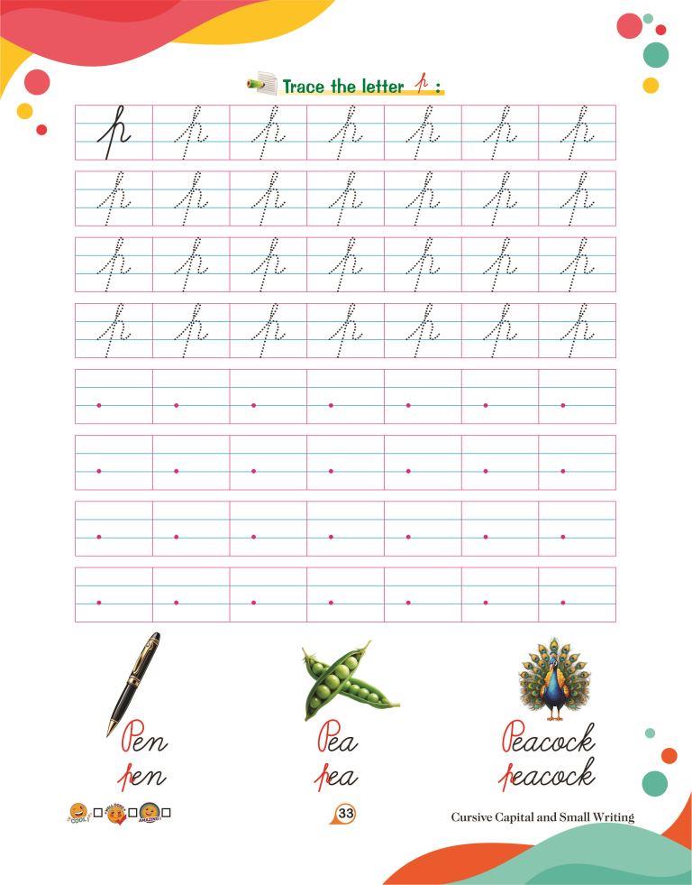 Cursive Captial And Small33