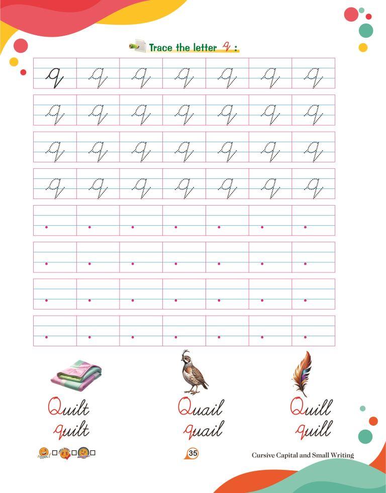 Cursive Captial And Small35
