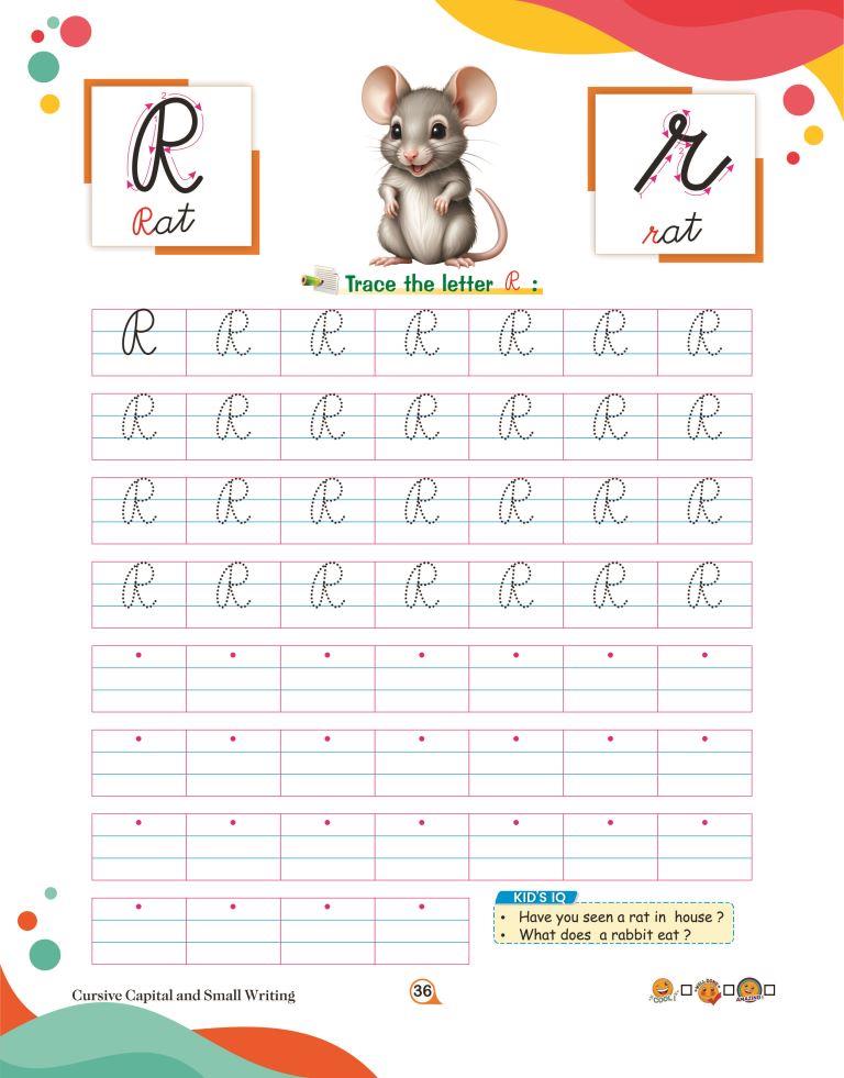 Cursive Captial And Small36