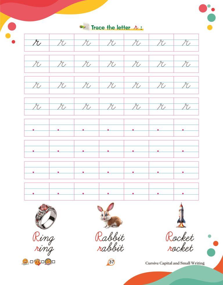 Cursive Captial And Small37