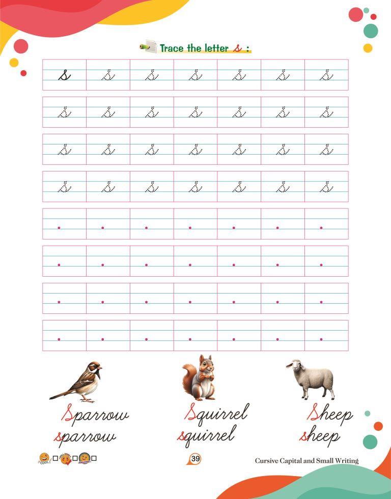 Cursive Captial And Small39