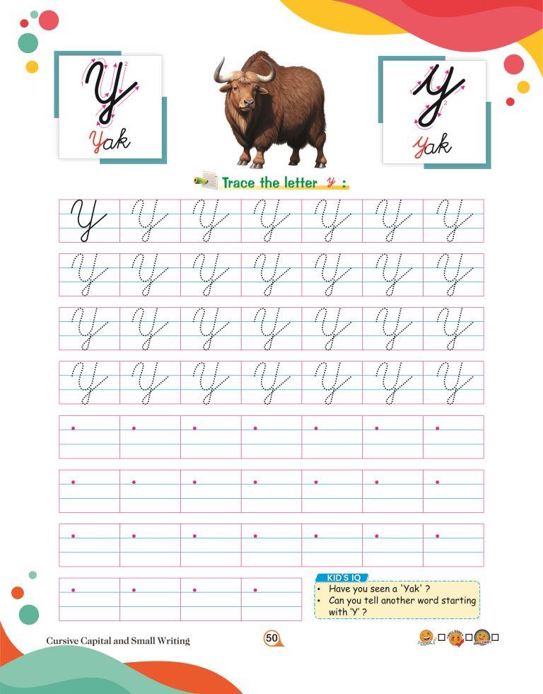 Cursive Captial And Small50