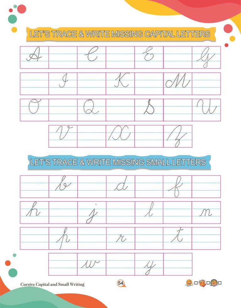Cursive Captial And Small54
