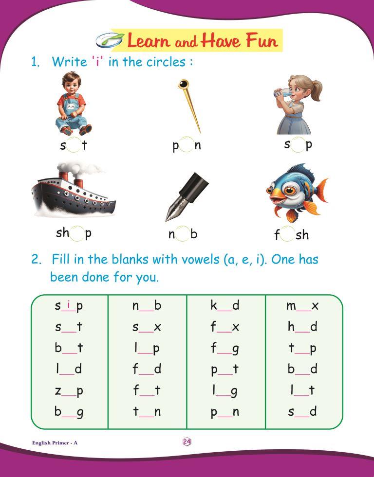 English Pre Primer24