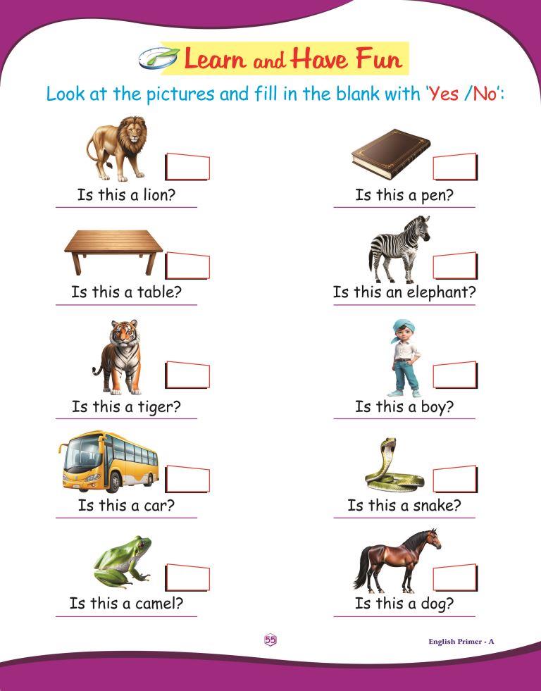 English Pre Primer55