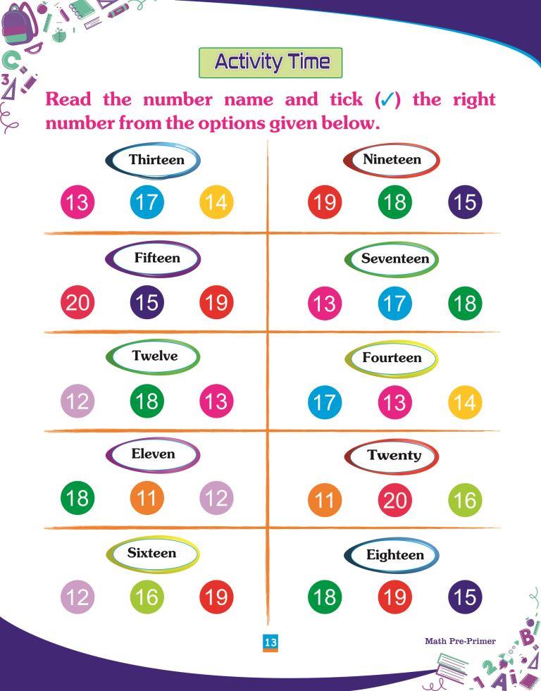Maths Pre Primer13