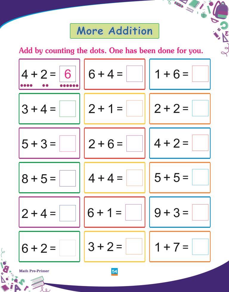 Maths Pre Primer54