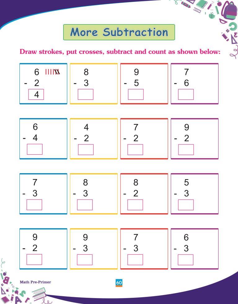 Maths Pre Primer60
