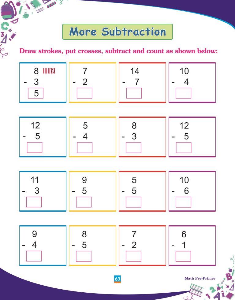 Maths Pre Primer63
