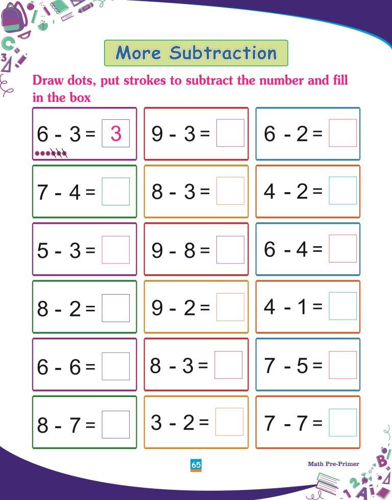 Maths Pre Primer65