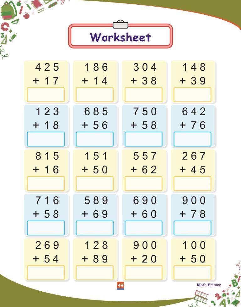 Maths Primer49