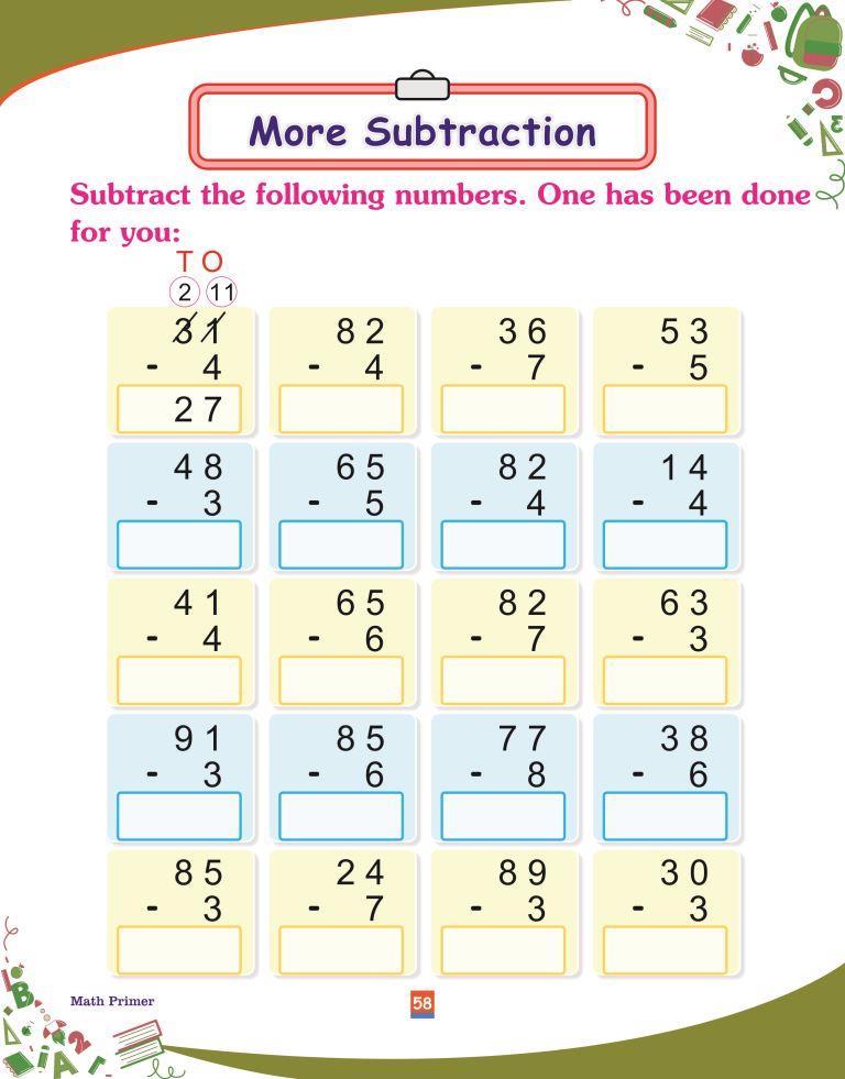 Maths Primer58