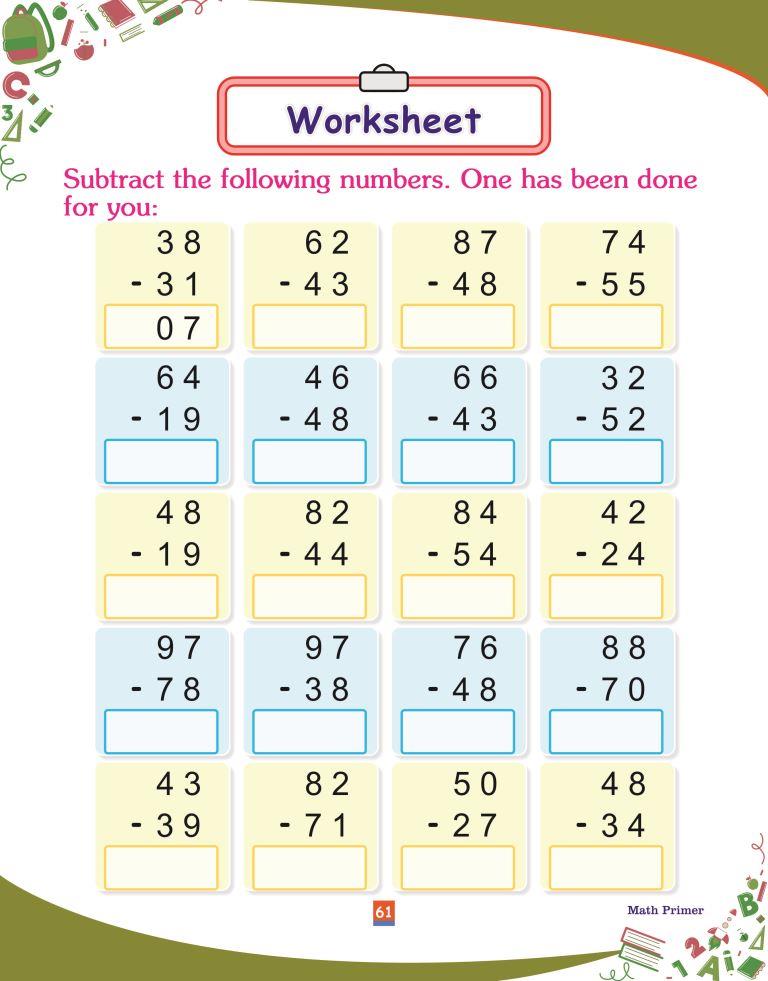 Maths Primer61