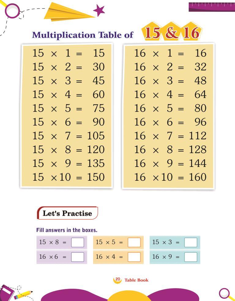 Table Book20